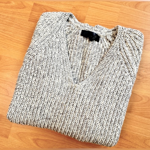 Rag & Bone Gray Chunky Knit Oversized Sweater Size XS - Picture 1 of 13